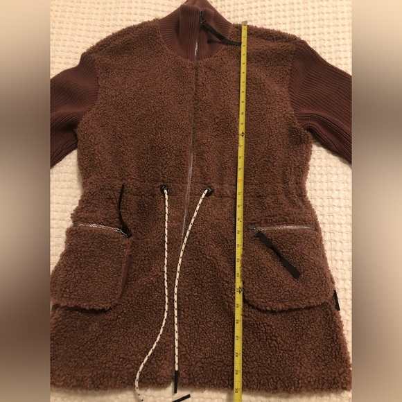 VARLEY Westwood Sherpa And Knit Jacket size S NWT - Picture 5 of 13